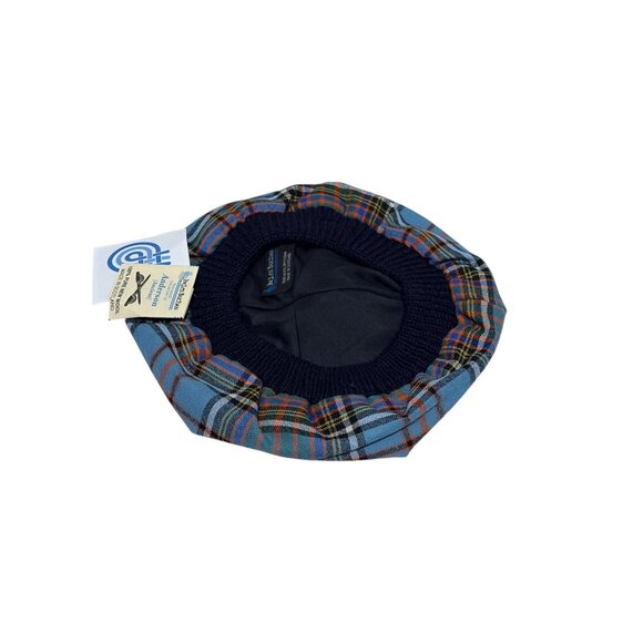 NWT Vintage Ingles Buchan Tam o Shanter Tartan Plaid Made in Scotland 100% Wool - Picture 6 of 8